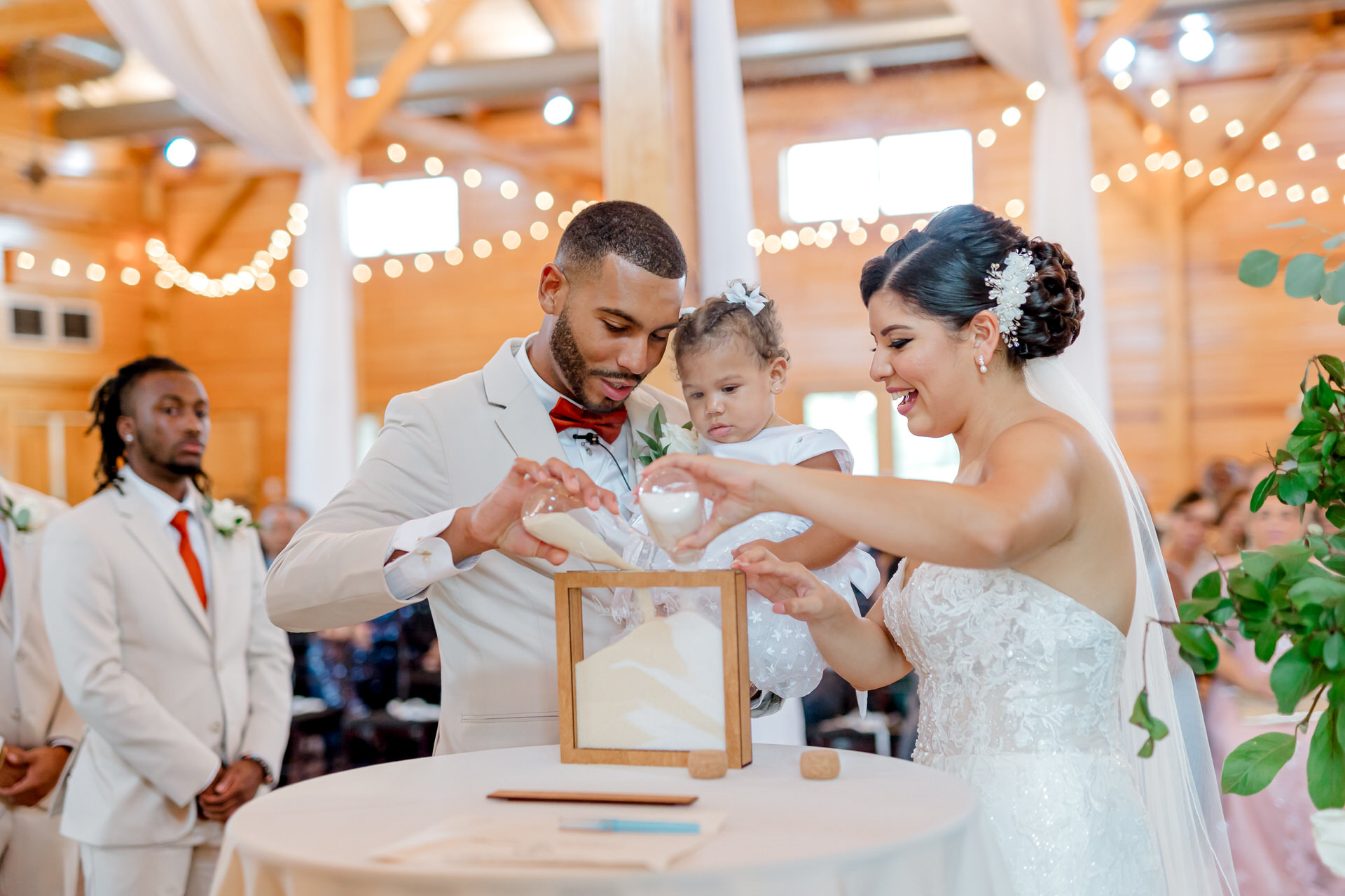 Wedding ceremony officiated by Jennifer Rueda Warnecki