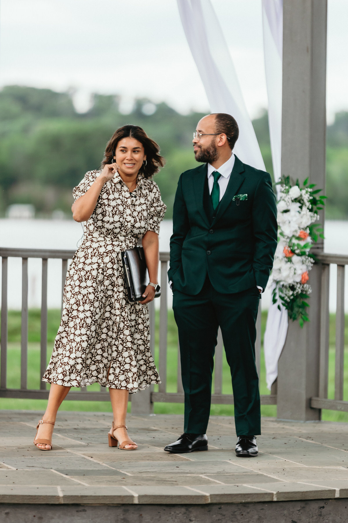 Wedding ceremony officiated by Jennifer Rueda Warnecki