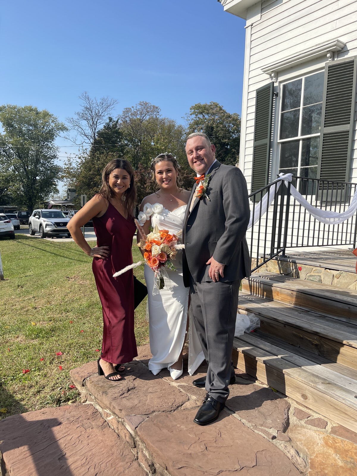Wedding ceremony officiated by Jennifer Rueda Warnecki