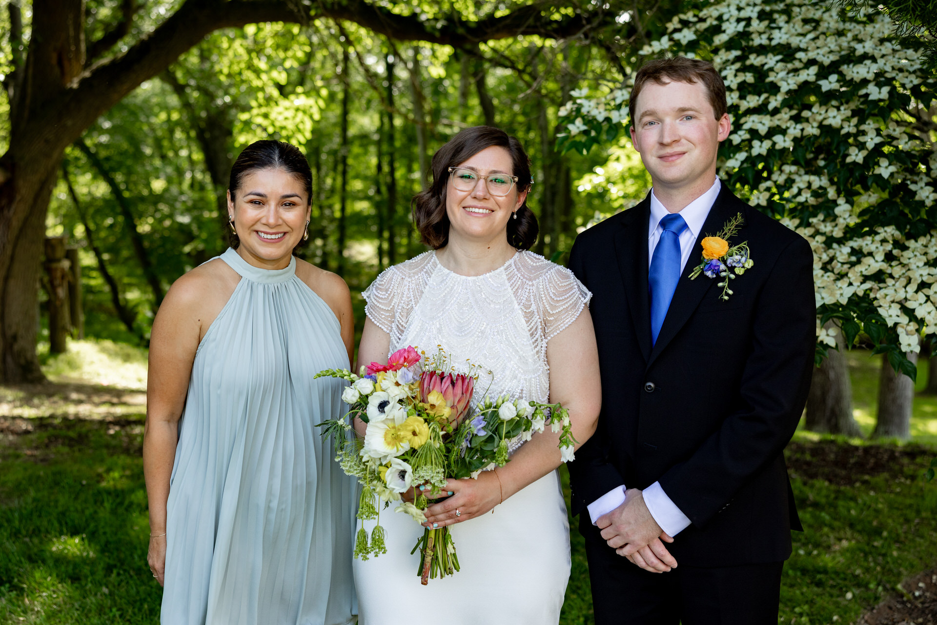 Wedding ceremony officiated by Jennifer Rueda Warnecki