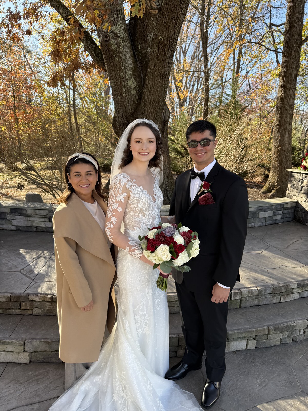 Wedding ceremony officiated by Jennifer Rueda Warnecki