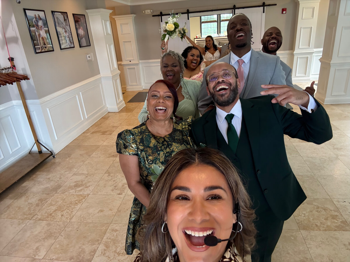 Wedding ceremony officiated by Jennifer Rueda Warnecki