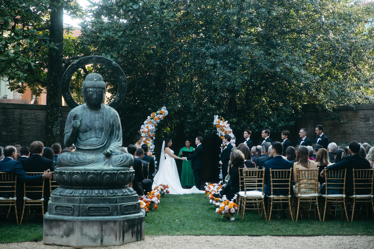 Wedding ceremony officiated by Jennifer Rueda Warnecki