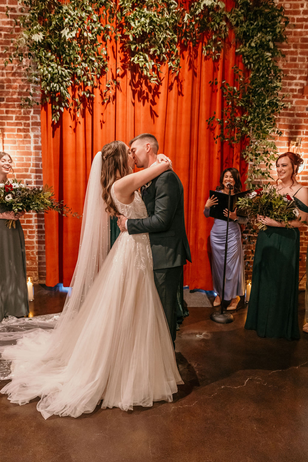 Wedding ceremony officiated by Jennifer Rueda Warnecki