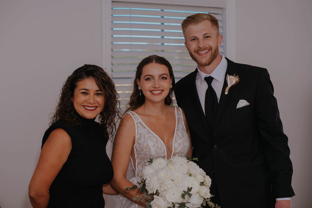 Wedding ceremony officiated by Jennifer Rueda Warnecki