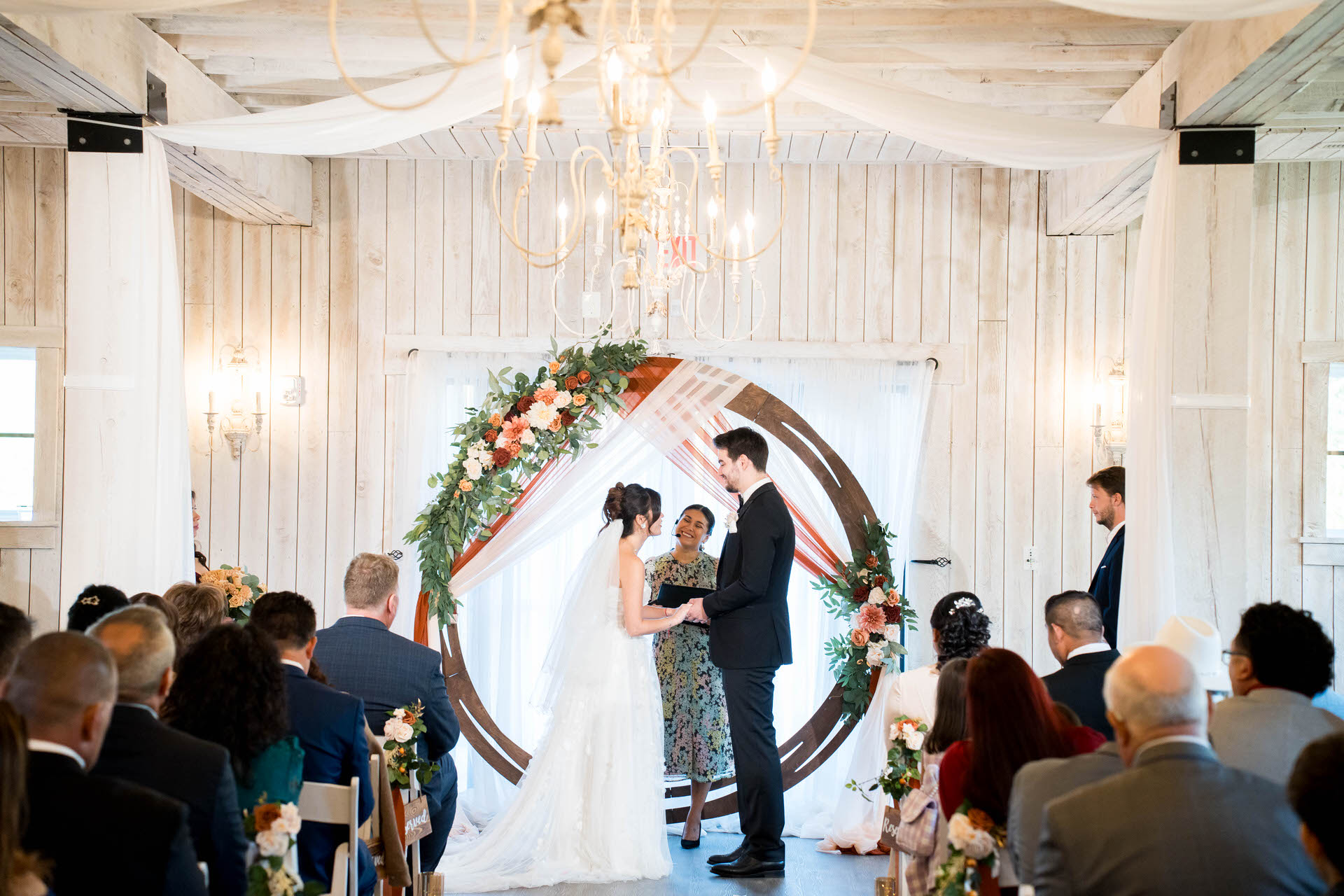Wedding ceremony officiated by Jennifer Rueda Warnecki